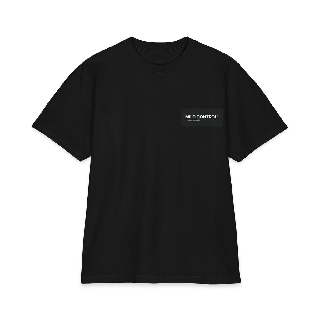 Mild Control™ 100% Cotton Graphic Tee — Minimal Chest Logo T-Shirt