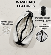 MILD CONTROL™ Dual-Compartment Shoe Washing Bag — One Pair, One Wash