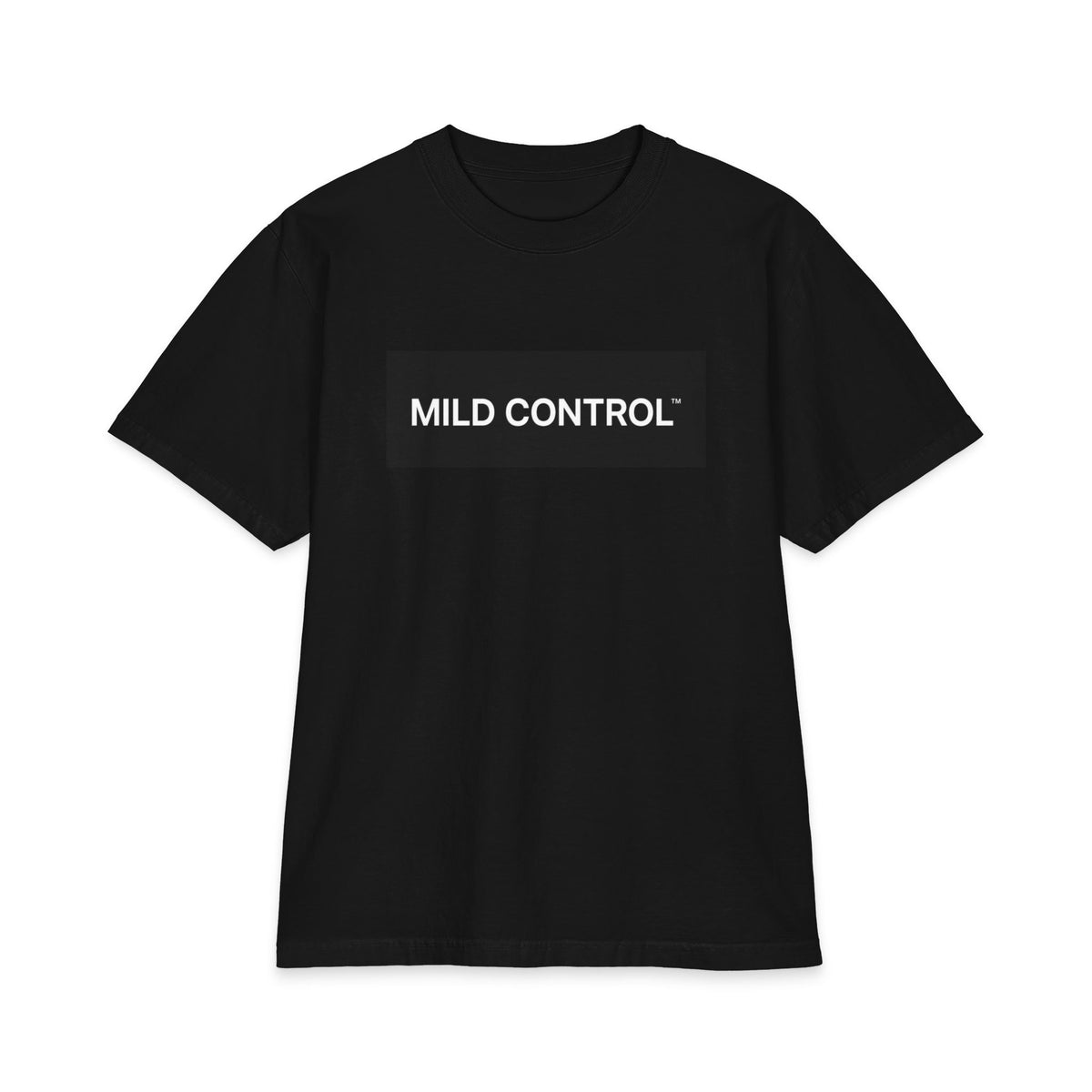 MILD CONTROL™ Box Logo Tee — Black