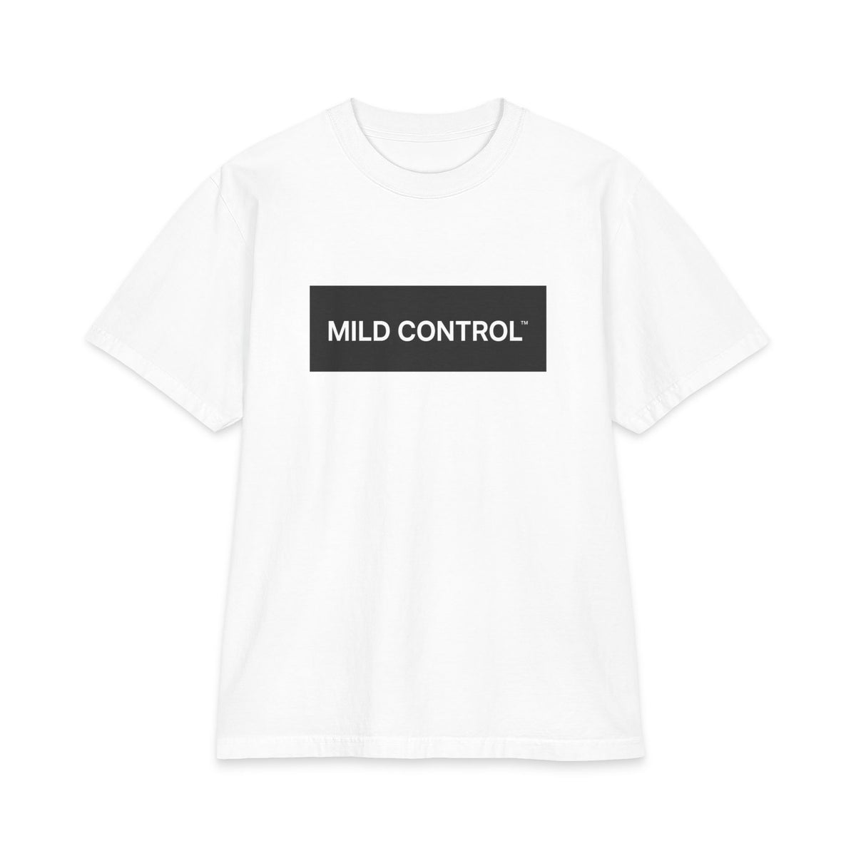 MILD CONTROL™ Box Logo Tee — White