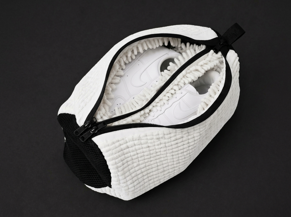 MILD CONTROL™ Dual-Compartment Shoe Washing Bag — One Pair, One Wash